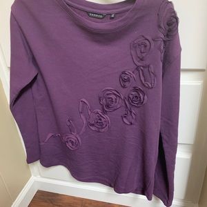 Purple sweatshirt